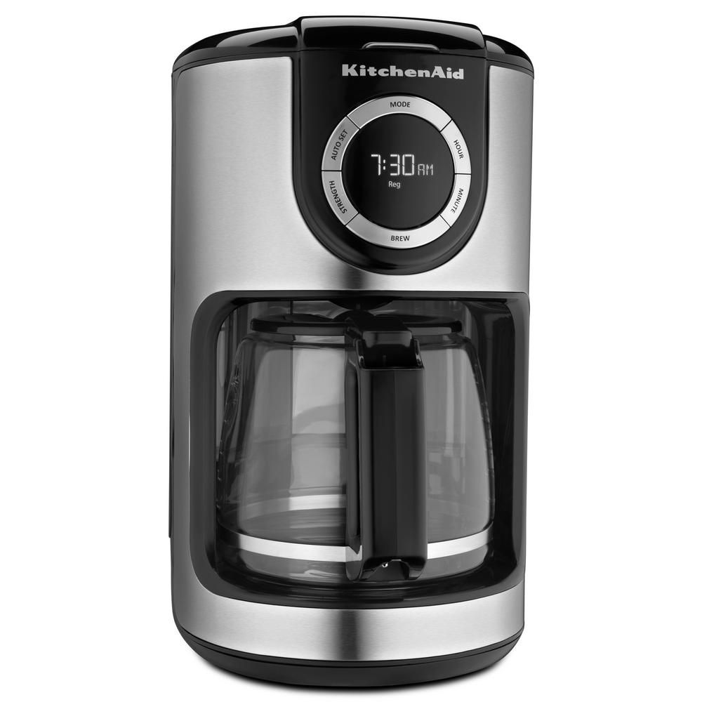 KitchenAid 12Cup Glass Carafe Coffee Maker The Home Depot Canada