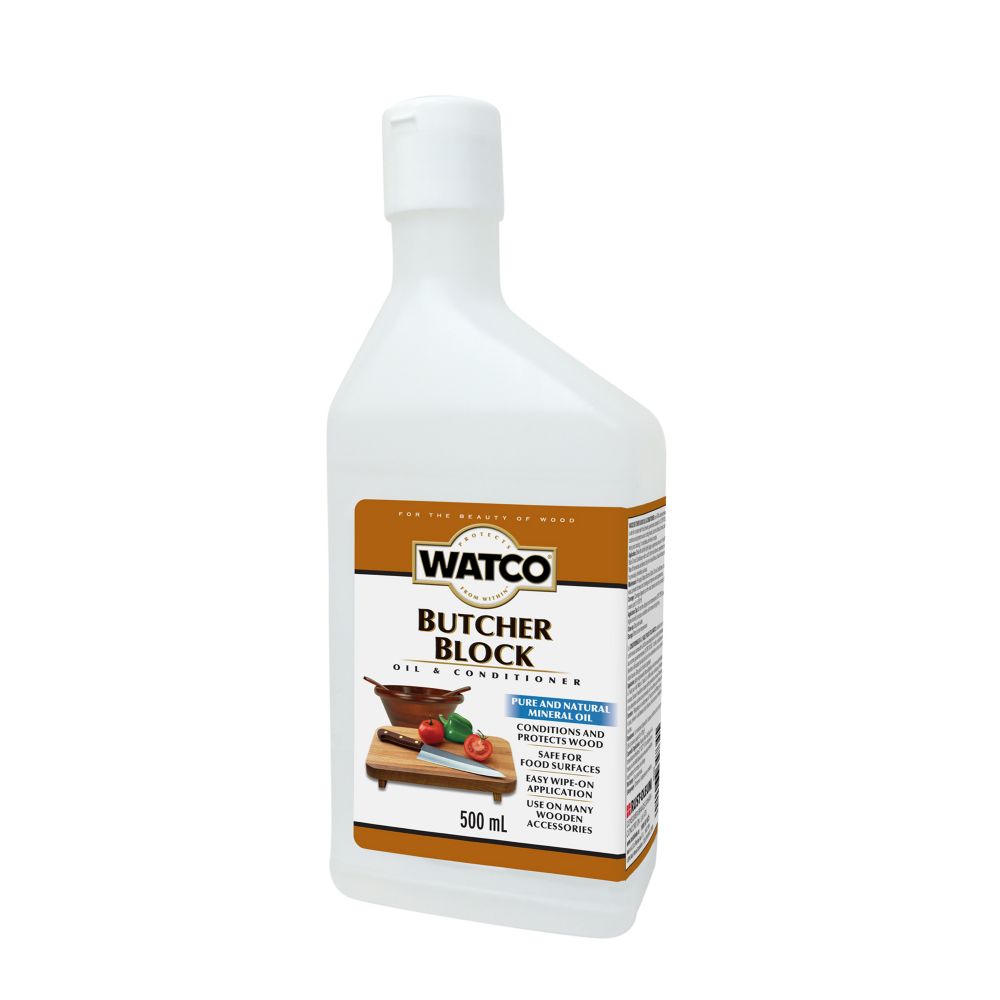 Watco Butcher Block Mineral Oil& Conditioner 500ml The Home Depot Canada