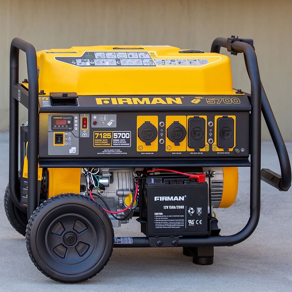 7100/5700 watts 120/240V Génératrice portative électriquee avec démarreur a distance cETL certifié