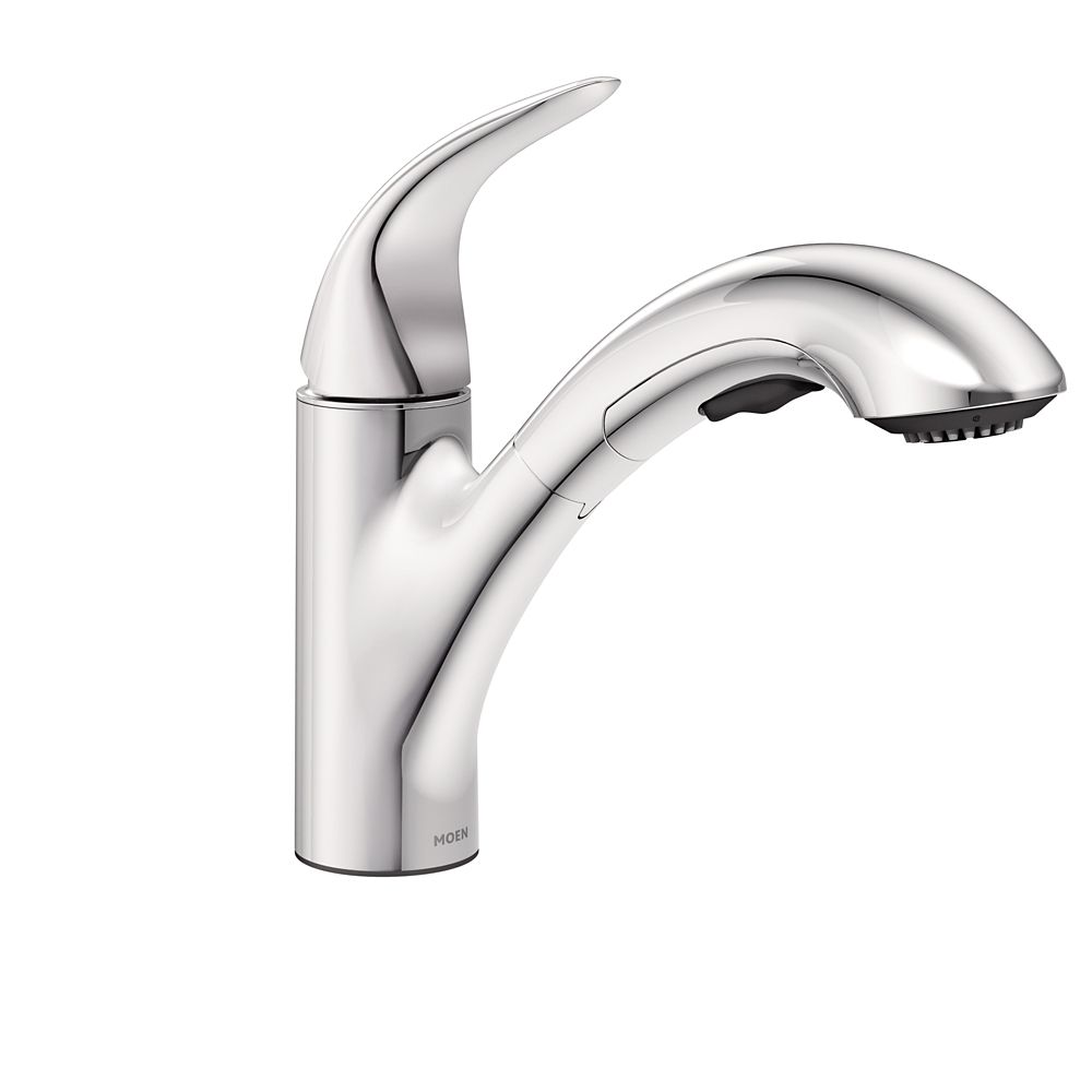 Medina Single-Handle Pullout Kitchen Faucet in Chrome