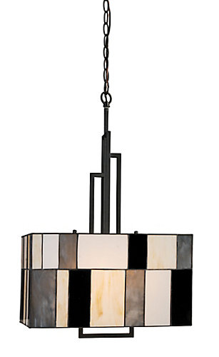 Lumirama 2 Light Contemporary Tiffany Gl Suspension Fixture Lumirama 2 Light Contemporary Tiffany Gl Suspension Fixture The Home Depot Canada