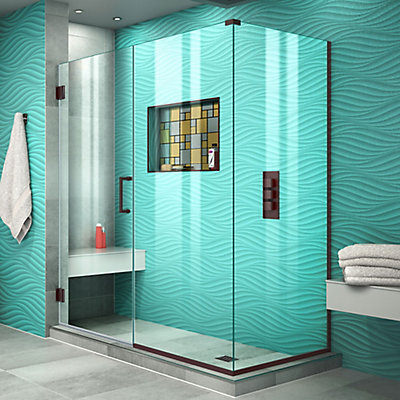 Dreamline Unidoor Plus 30 3 8 Inch X 54 1 2 72 Hinged - Tub Surround Home Depot Canada Dreamline Unidoor Plus 30 3 8 Inch X 54 1 2 72 Hinged - Tub Surround Home Depot Canada