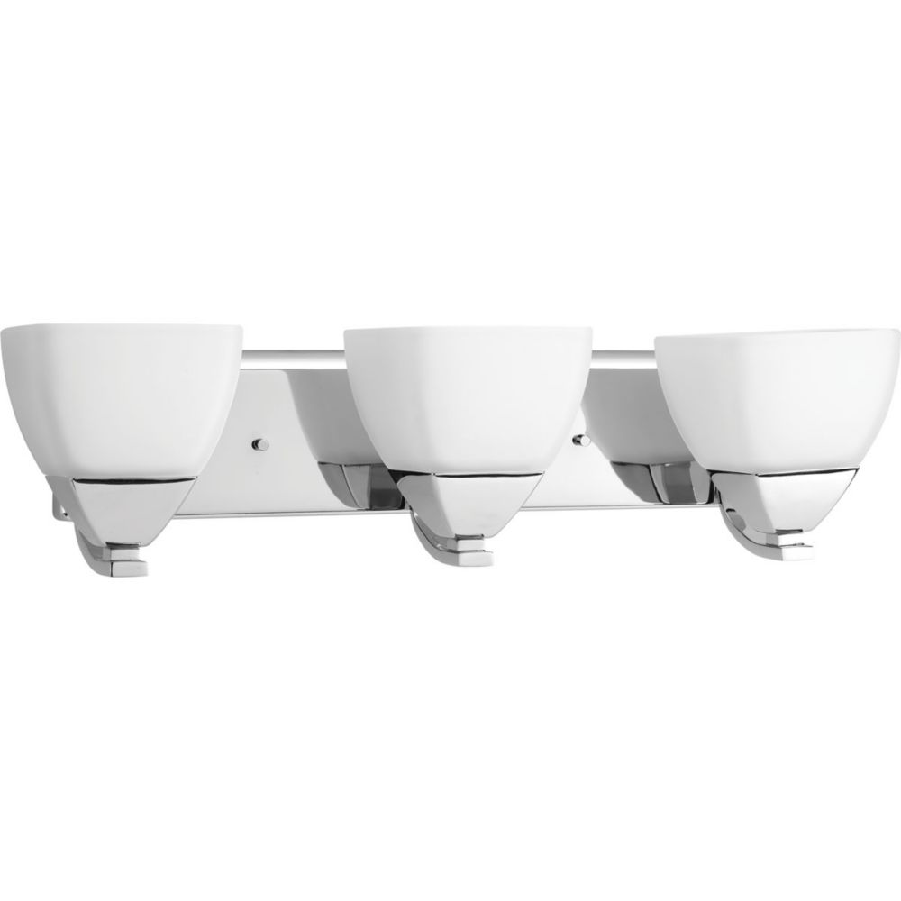 Progress Lighting Appeal Collection 3light Polished Chrome Vanity The Home Depot Canada