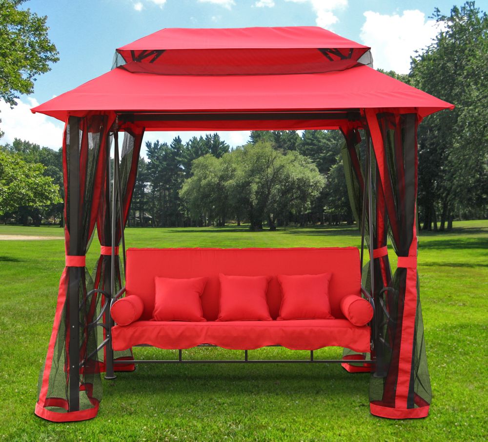 Gazebo Swing In Red