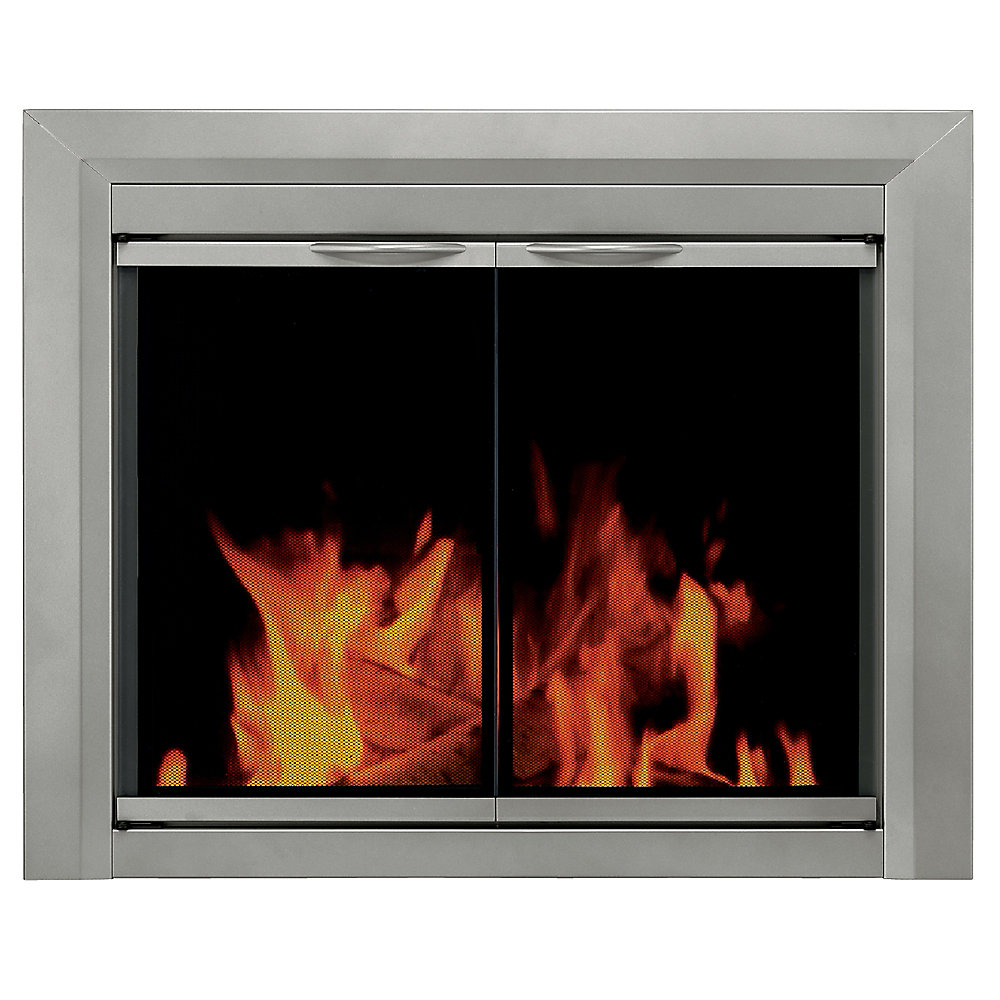 Colby Small Glass Fireplace Doors
