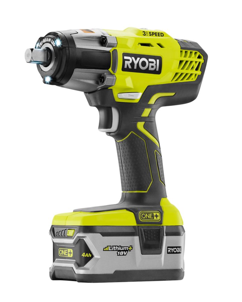 RYOBI – ONE+ HP PBLIW01B Clé à Chocs Sans Fil 4 Modes 1,27 Cm 18 V