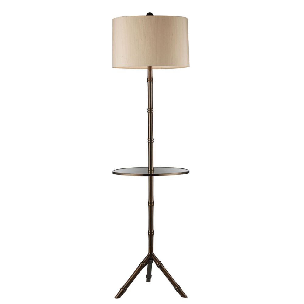 Titan Lighting Stanton 59 inch Floor Lamp In Dunbrook Finish With Glass