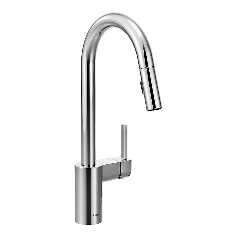 Align One Handle High Arc Pulldown Kitchen Faucet In Chrome