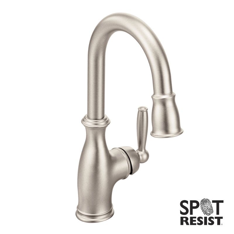 Moen Brantford With Motionsense SingleHandle Pulldown Kitchen Faucet