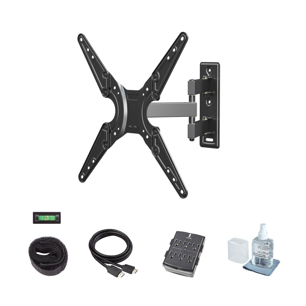 Commercial Electric FullMotion TV Wall Mount Kit for 2655inch TV's
