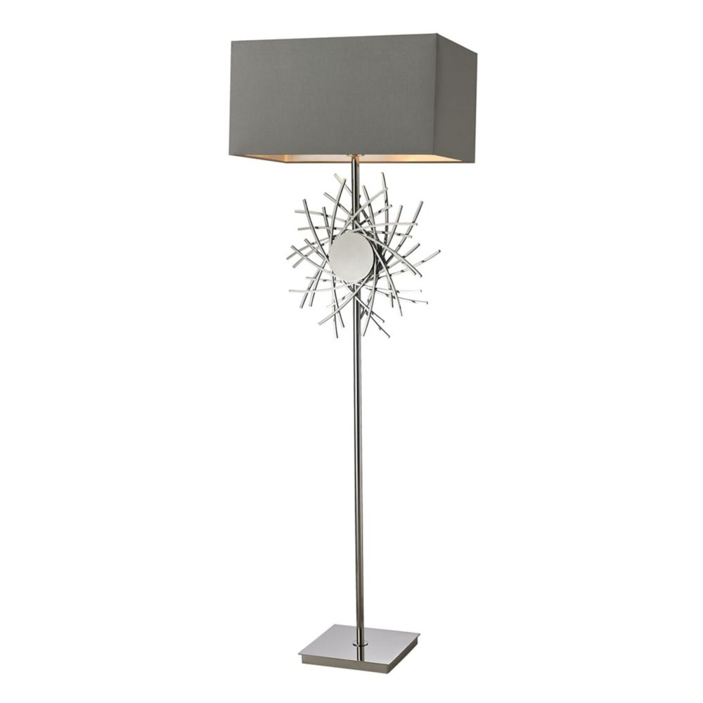 Floor Lamps Modern Industrial More The Home Depot Canada Titan Lighting Cesano 62 Inch Abstract Formed Metalwork