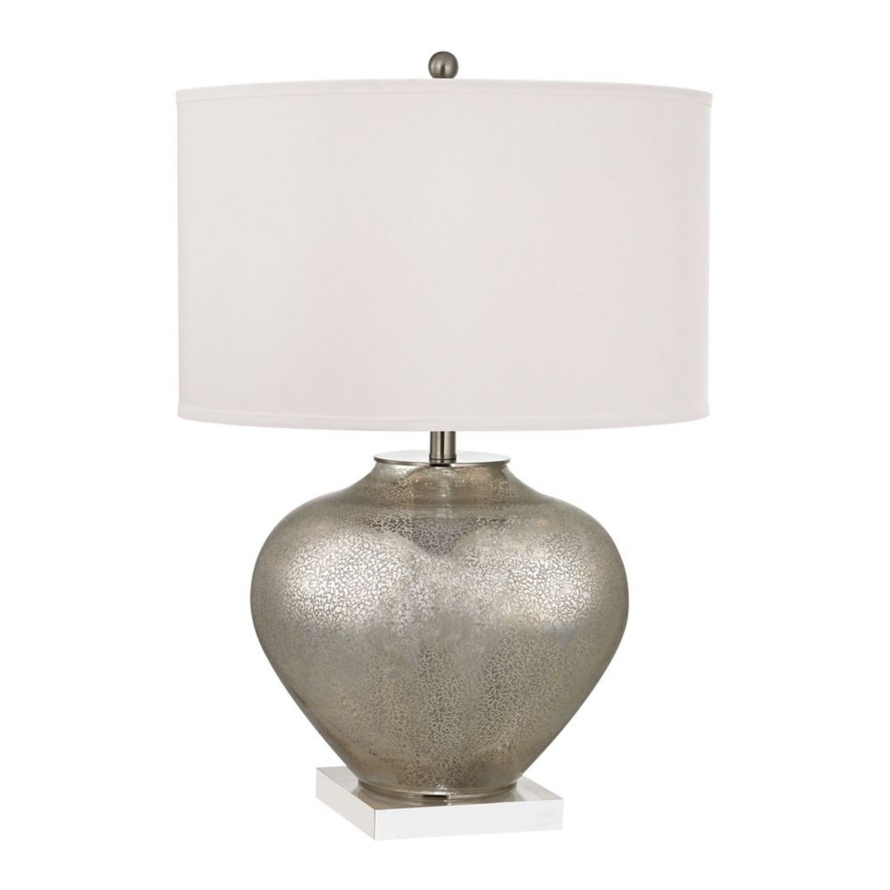 Titan Lighting Edenbridge 28 Inch Antique Mercury Glass Table Lamp Edenbridge 28 Inch Antique Mercury Glass Table Lamp With Led Nightlight Photo Of