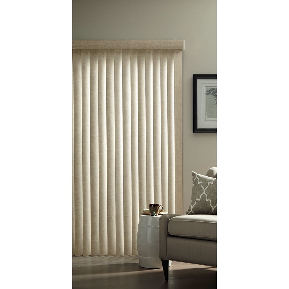 Vertical Blinds The Home Depot Canada Hampton Bay 3 5 Inch Vertical Blind Louvers Textured Khaki