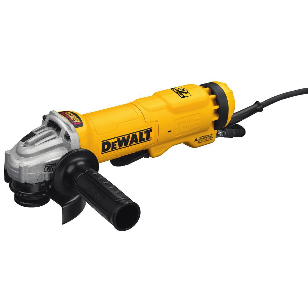 DEWALT 11 Amp Corded 4.5inch Small Angle Paddle Switch Angle Grinder