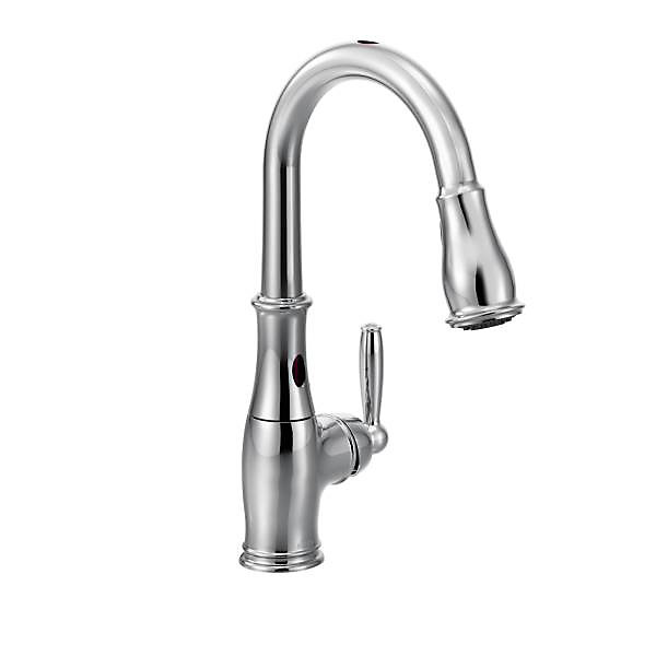 Brantford With Motionsense Single Handle High Arc Pulldown Kitchen Faucet In Chrome