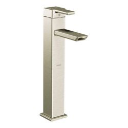 Moen Zarina Single Handle Bathroom Faucet In Spot Resist