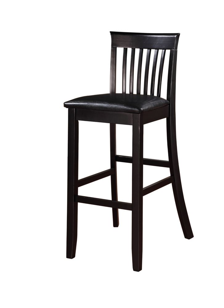 Linon Home Décor Products Craftsman Solid Wood Black Contemporary Full