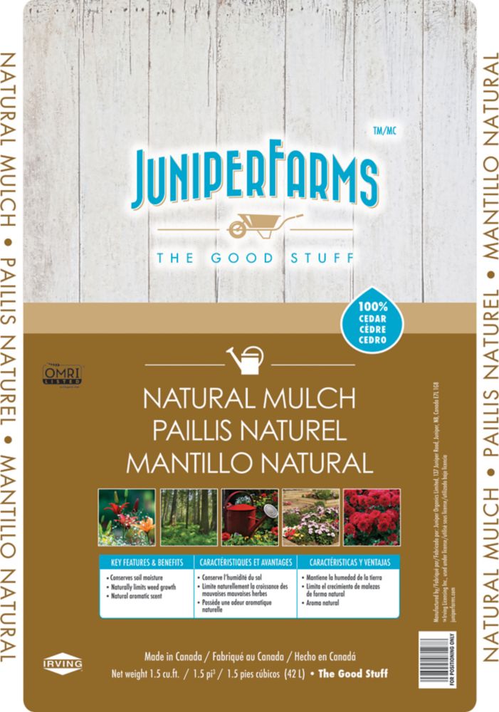 Juniper Farms 1.5 cu. ft. Natural Mulch The Home Depot Canada