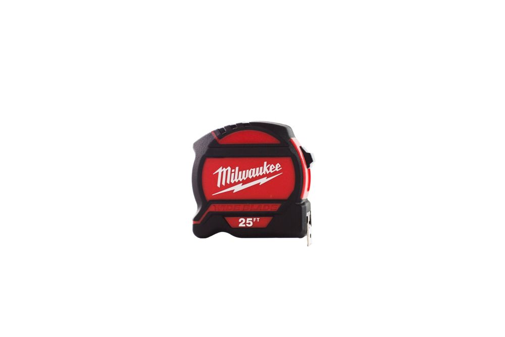 Milwaukee Tool 25 Ft Wide Blade Tape Measure The Home Depot Canada - wide blade tape measure photo of product