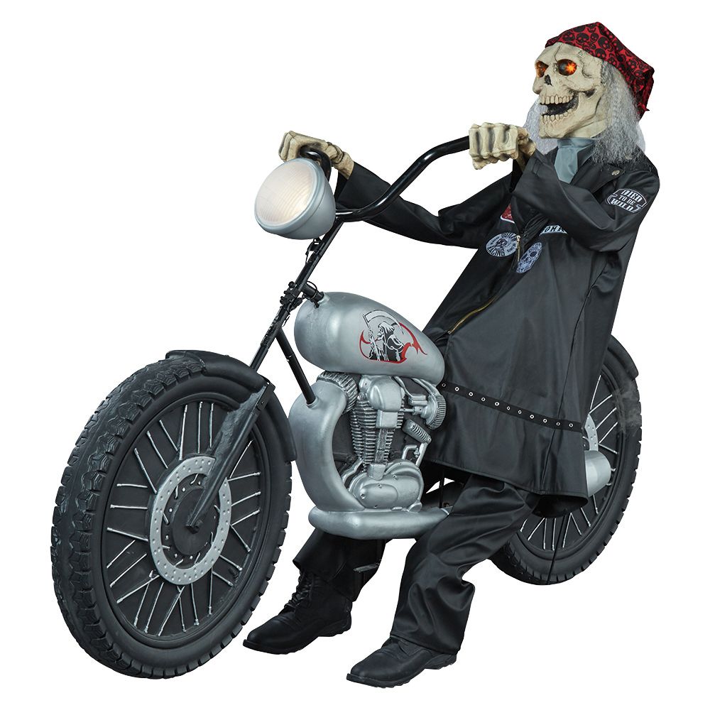  Home Accents Halloween Airblown Inflatable Motorcycle 