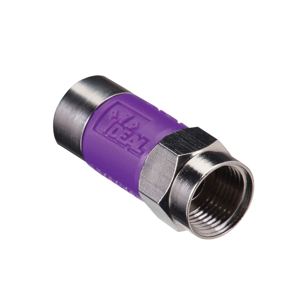 IDEAL Tool-Less Compression F connectors RG6Q | The Home Depot Canada