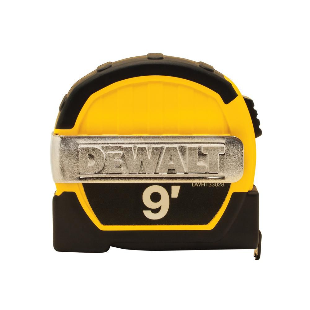 DEWALT 9 ft. x 1/2inch Pocket Tape Measure with Back The