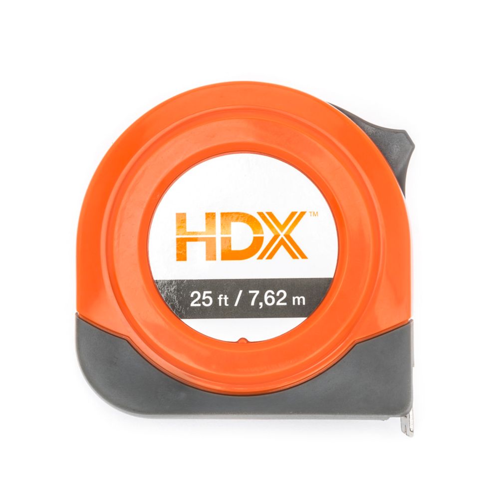 HDX Tape, HDX 7.5m/25 ft. Sae/Mm/Fractions The Home Depot Canada