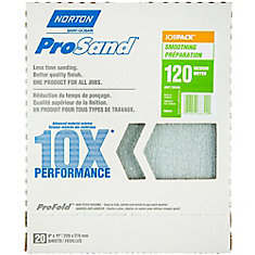 sandpaper sanding inch sponges prosand 10x performance pack norton depot