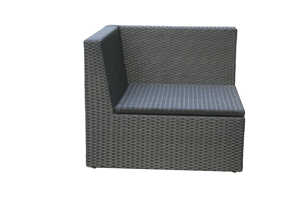 ONSIGHT Santorini Wicker Corner Patio Chair The Home Depot Canada