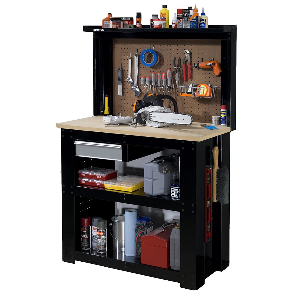 Stack On Reloading Centre and Workbench with Pegboard Back 