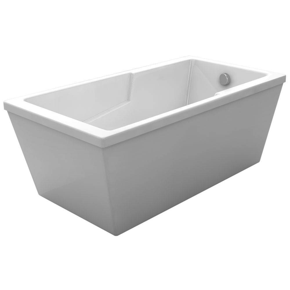 Acri-Tec Marlo Free-Standing Acrylic Bathtub 60 Inches ...