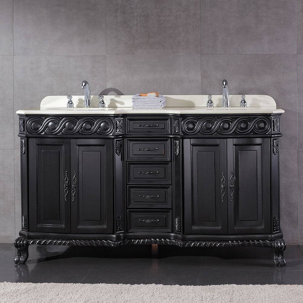 Ove Decors OVE Decors Trent 60 po. Meuble de Salle de Bain Home Depot