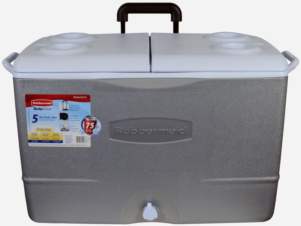 Rubbermaid 50QT Wheeled 5 Day Cooler The Home Depot Canada