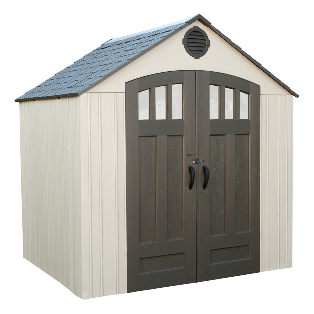 Suncast 34 cu. ft. Horizontal Storage Shed | The Home ...