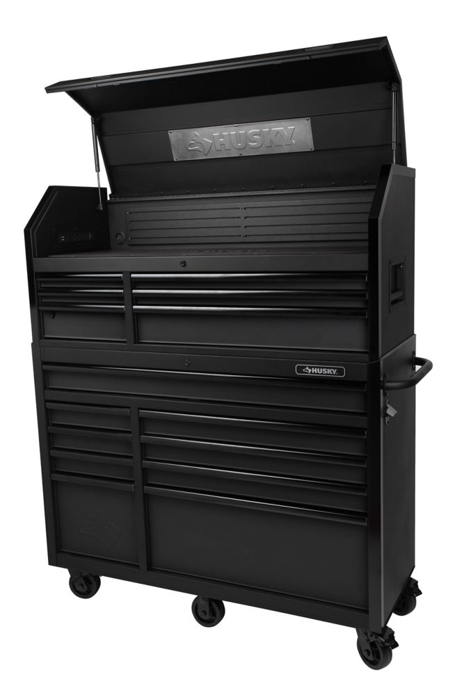 Husky 52 Inch W 20 Inch D 15 Drawer Tool Chest And Cabinet