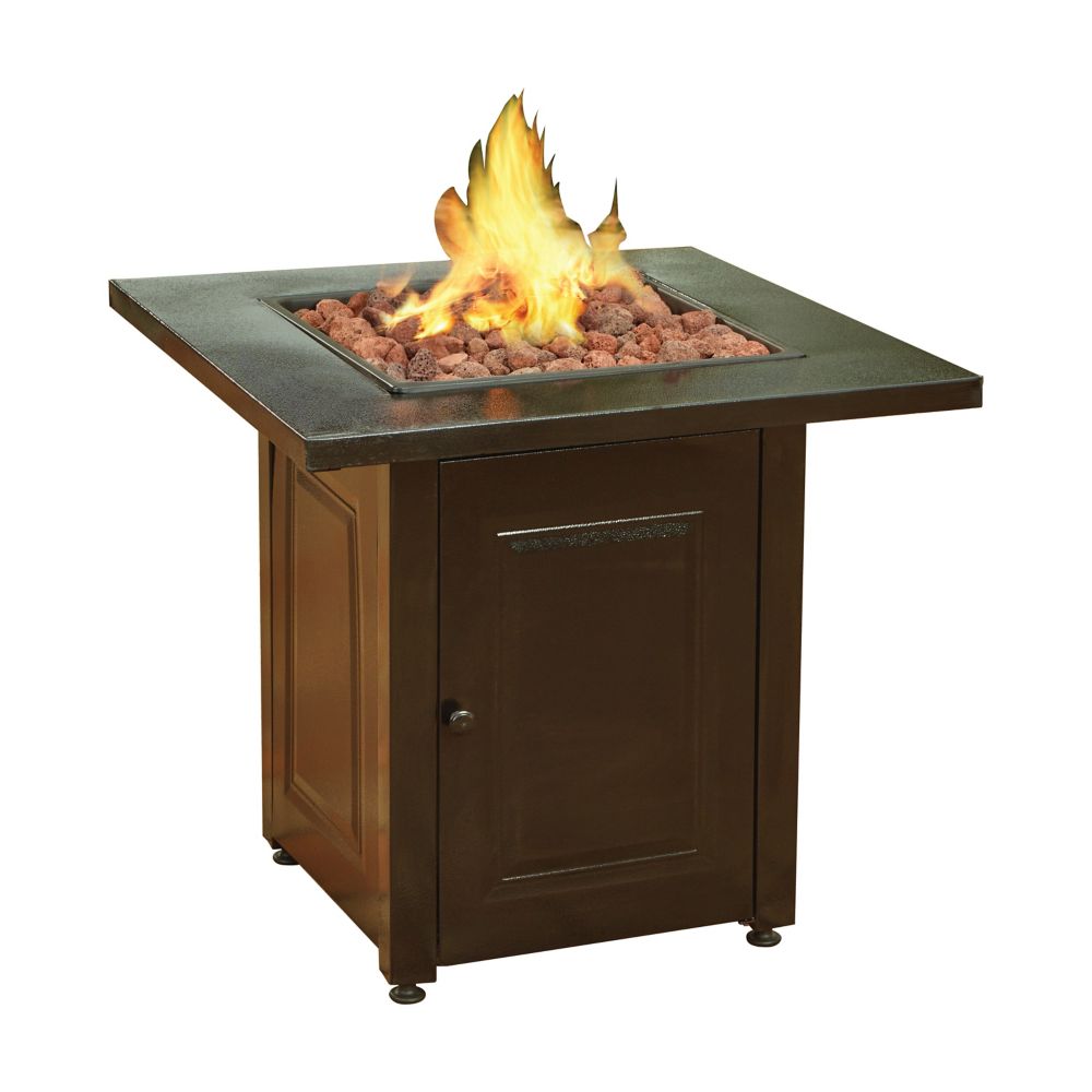 ZenTemp Square Propane Fire Pit The Home Depot Canada