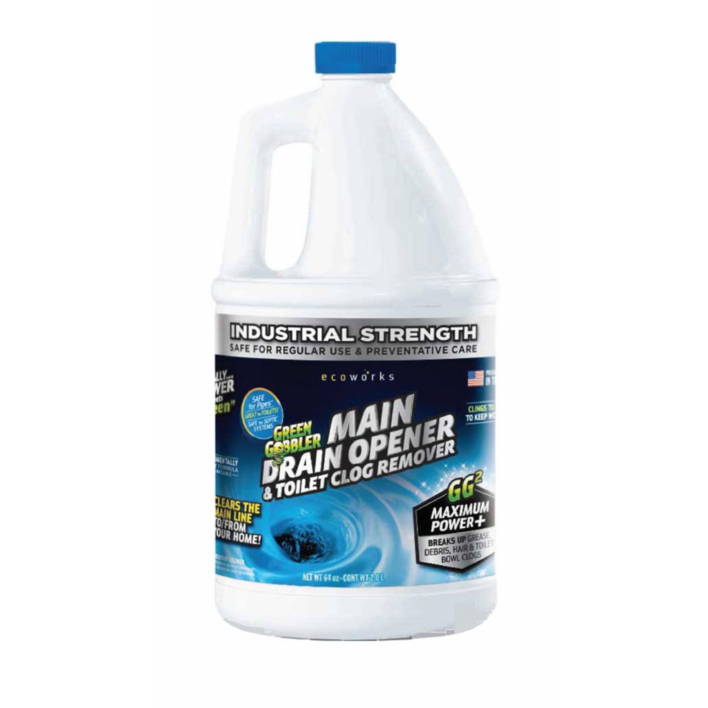 Green Gobbler 1 Gal. Main Line Cleaner and Clear Drain Opener The