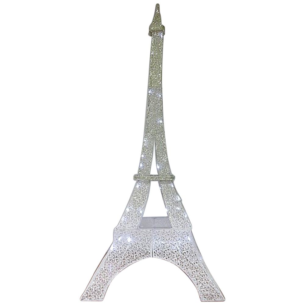 Sparkle Fashion Crystal Swirl Eiffel Tower Cool White