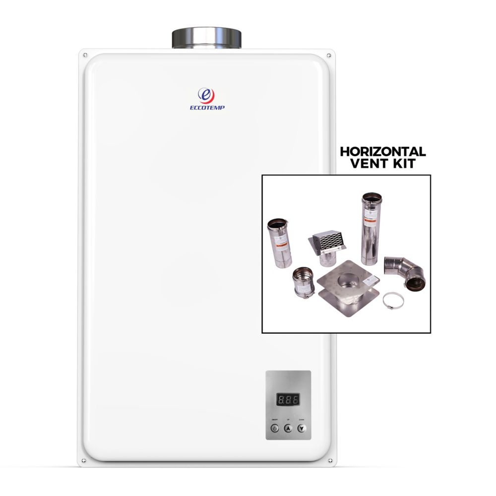Eccotemp 45HING Indoor Natural Gas Tankless Water Heater (w/ 4inch