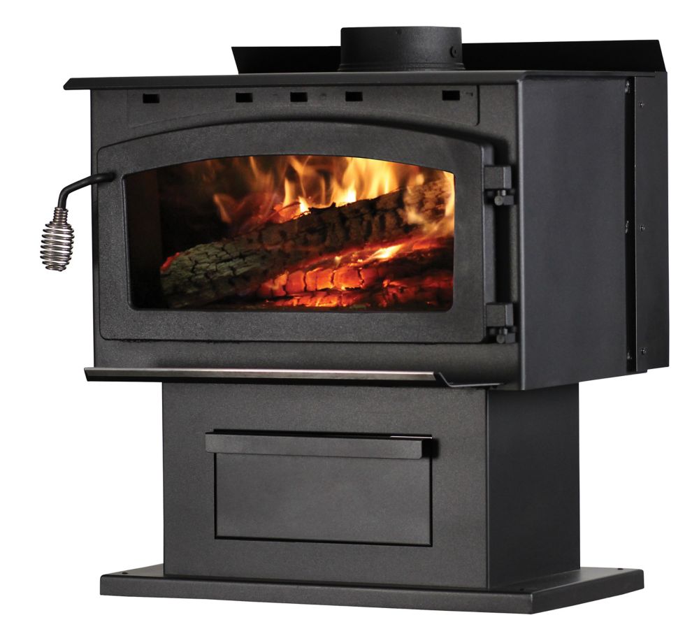 Century S245E Small Contemporary EPA Wood Stove The Home Depot Canada