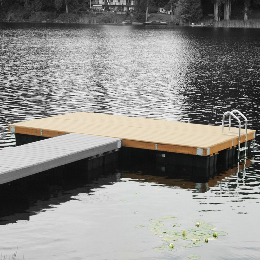 Multinautic Medium Freeboard Floating Wood Dock | The Home Depot Canada