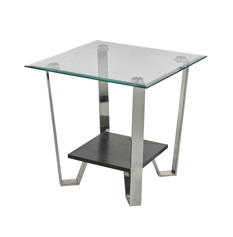 Accent Tables The Home Depot Canada Bras Inc Avalon Side Table Silver