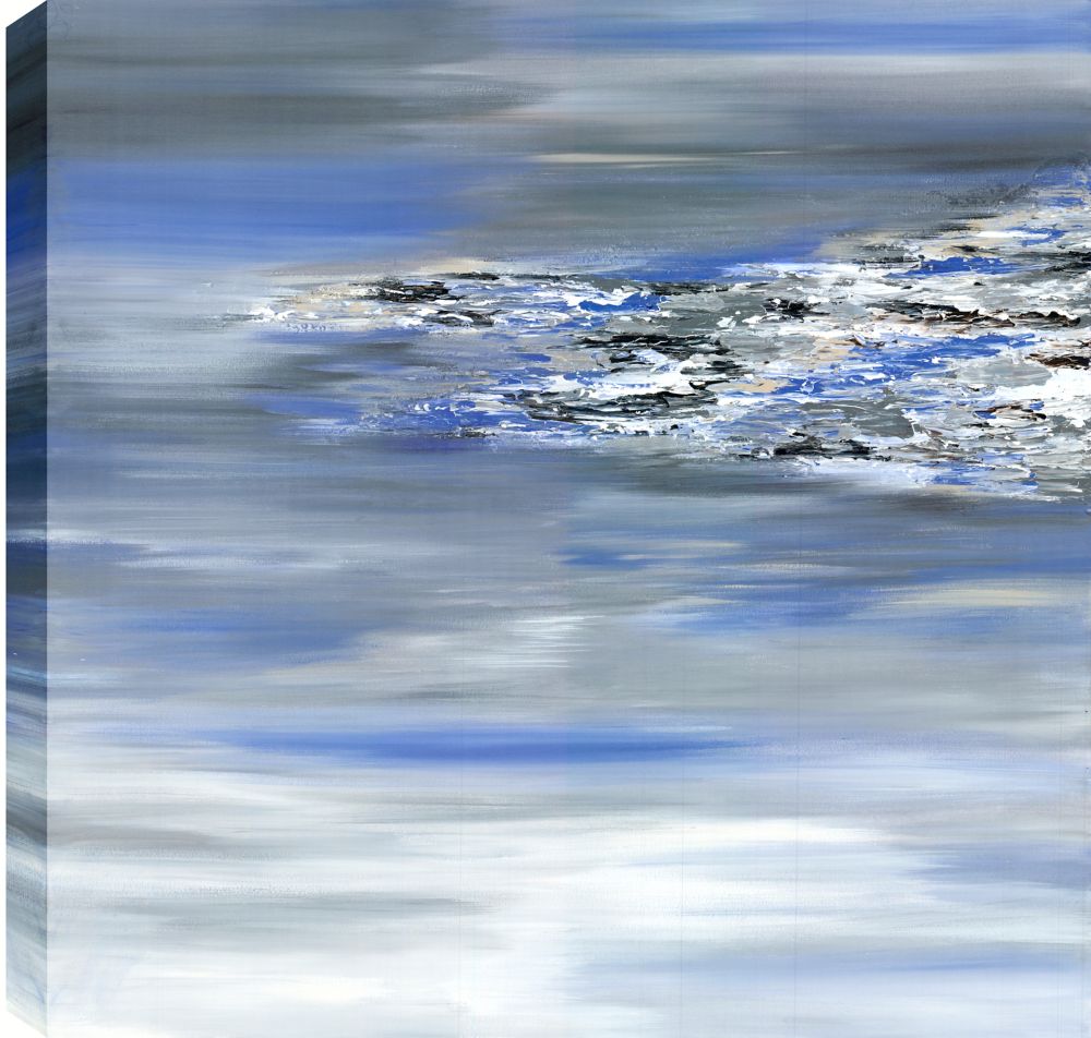 Art Maison Canada Edge of Sea Abstract, Gallary Wrapped Canvas Wall Art