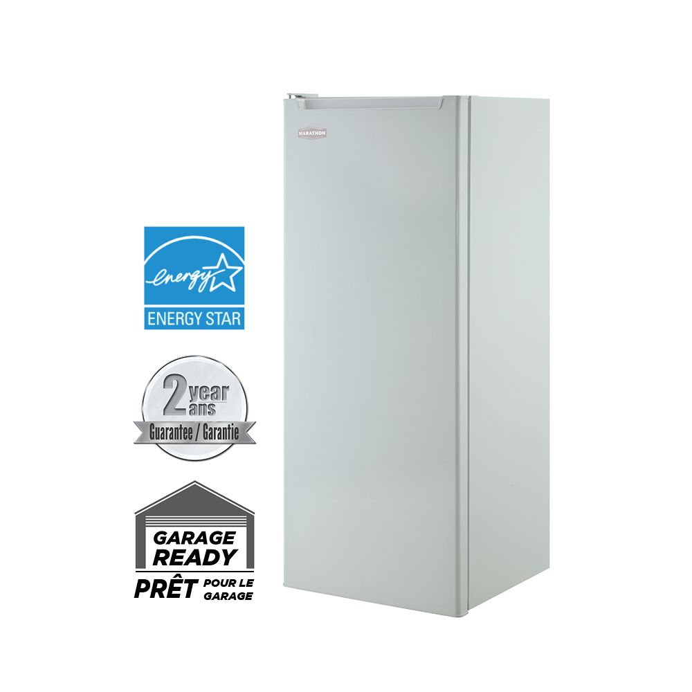 Marathon 6 5 Cu Ft Upright Freezer In White Energy Star® The Home Depot Canada