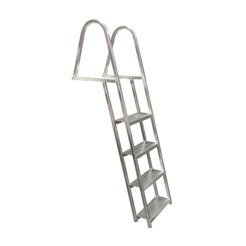 Multinautic 4 Step Angled Aluminum Dock Ladder The Home Depot Canada