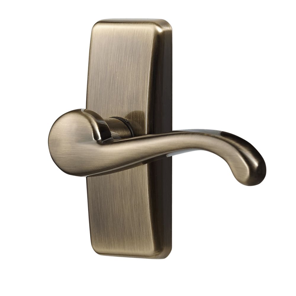 Ideal Security Deluxe Storm & Screen Door Lever Handle With Deadlock