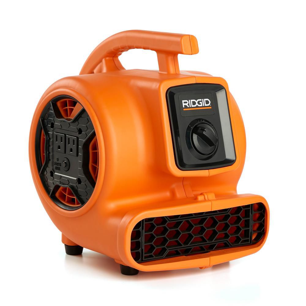 Ridgid Air Mover 600 Cfm Portable Floor Dryer Blower Fan With