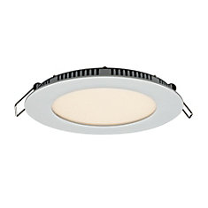 Pot Lights Recessed Lighting Kits The Home Depot Canada 4 Inch Recessed Round Led Panel Light With Integrated Color Select 3000k 4000k Or 5000k