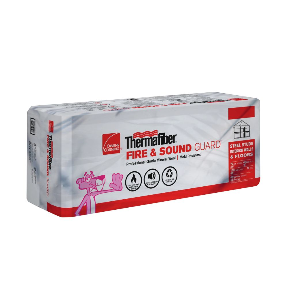 Owens Corning R 40 EcoTouch PINK FIBERGLAS Insulation 24 Inch X 48   P 1001063786 