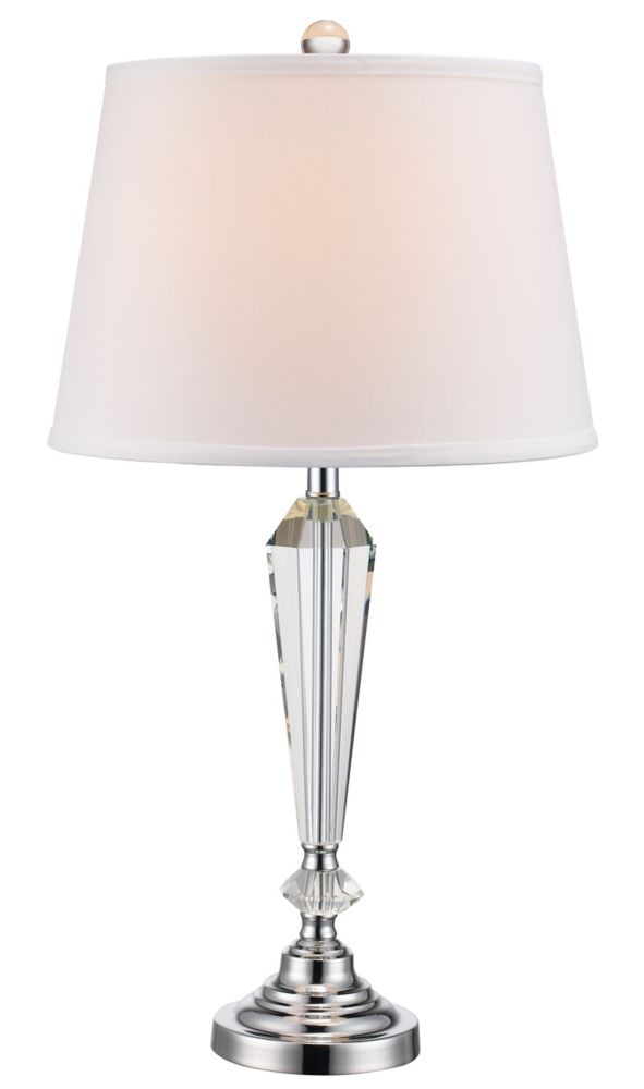Tao Light Idual Dahlia Glass Table Lamp With Remote Control Bel Air Lighting Laa 1 Light Polished Chrome Table